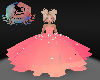 Coral Flower Girl Dress