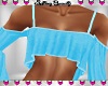 Light Blue Cropped Top