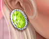 ♛ Lime Earrings