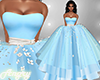 Blue Wedding Dress DRV
