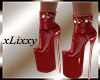 cGlitter Red Boots