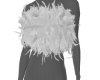 Il fur top white silver