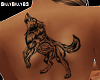Howing wolf Tat (Back)