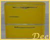 1950 Yellow Refrigerator