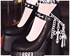 $K Gothic Chain Heels