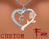 FUN Heart & G Necklace