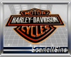 (S) Orange Harley Rug