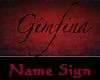 Gimfina Sign