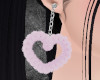 Fur Earrings♡ Pink