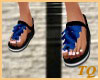 ~TQ~blue sandals