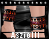 {A3} Orange 4pc Cuffs