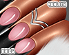q. French Black Nails XL
