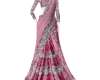 Q! Pink Reception Saree