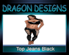 DD Tank Top Jeans Black