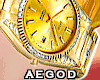 Ⱥ" Golden Glow Watch