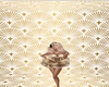 Gold N White Feather Bck