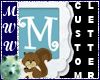 Letter M- Woodland