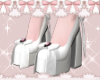 white bow heels