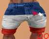 JEANS SHORT PATRIOTIC