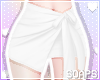 +Kazu Skirt RL White