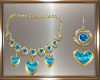 Blue Heart Jewelry Seat