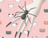 ᗢ spider on my hand