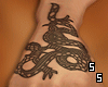Nails Flame Purp + Tatto