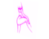 !V Neon Girl Pink