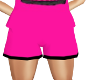 .D. pink/black shorts