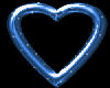 sticker heart blue