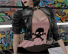 scull pink jacket