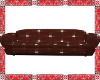 BROWN LEATHER COUCH 