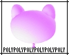 Kitty Balloon Purple