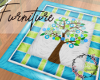 Square Tree Kids Rug