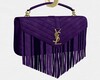 Purple Fringe Bag