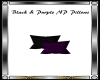 Purple & Blk NP Pillows