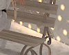 Romantic Winter Bench