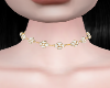 Choker Hearts White