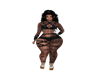B:Brown Feather Heels