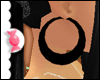*CS* black retro hoops