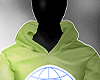 Green Casual Hoodie