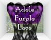 Adele Purple Lace Dress