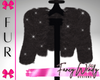 Luxe Black Fur Jacket 