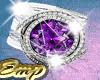 Radiant Purple Dia Ring 