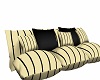 Black and Beige Sofa