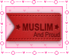 Muslim&Proud badge