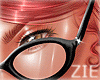 School Girl Glasses BLK