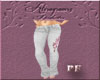 [Arz]Jeans Flower Whi Pf