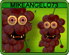 Stinky Funny Grapes With Animated Flies