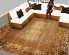 Brown Abstract Rug